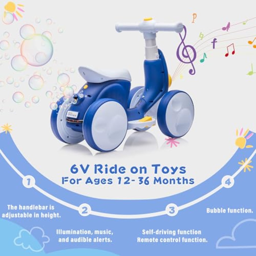 4-in-1 electric toddler balanc - B & J Florist Supply Linwood ulasan dan harga