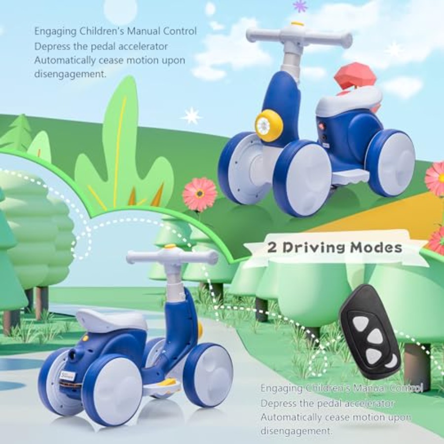 4-in-1 electric toddler balanc - B & J Florist Supply Linwood ulasan dan harga