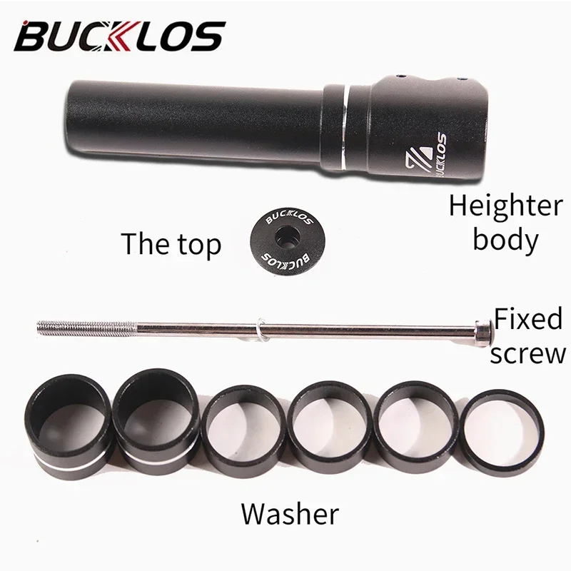 BUCKLOS Bicycle Fork Stem Rise - Stem Extender Tube ulasan dan harga