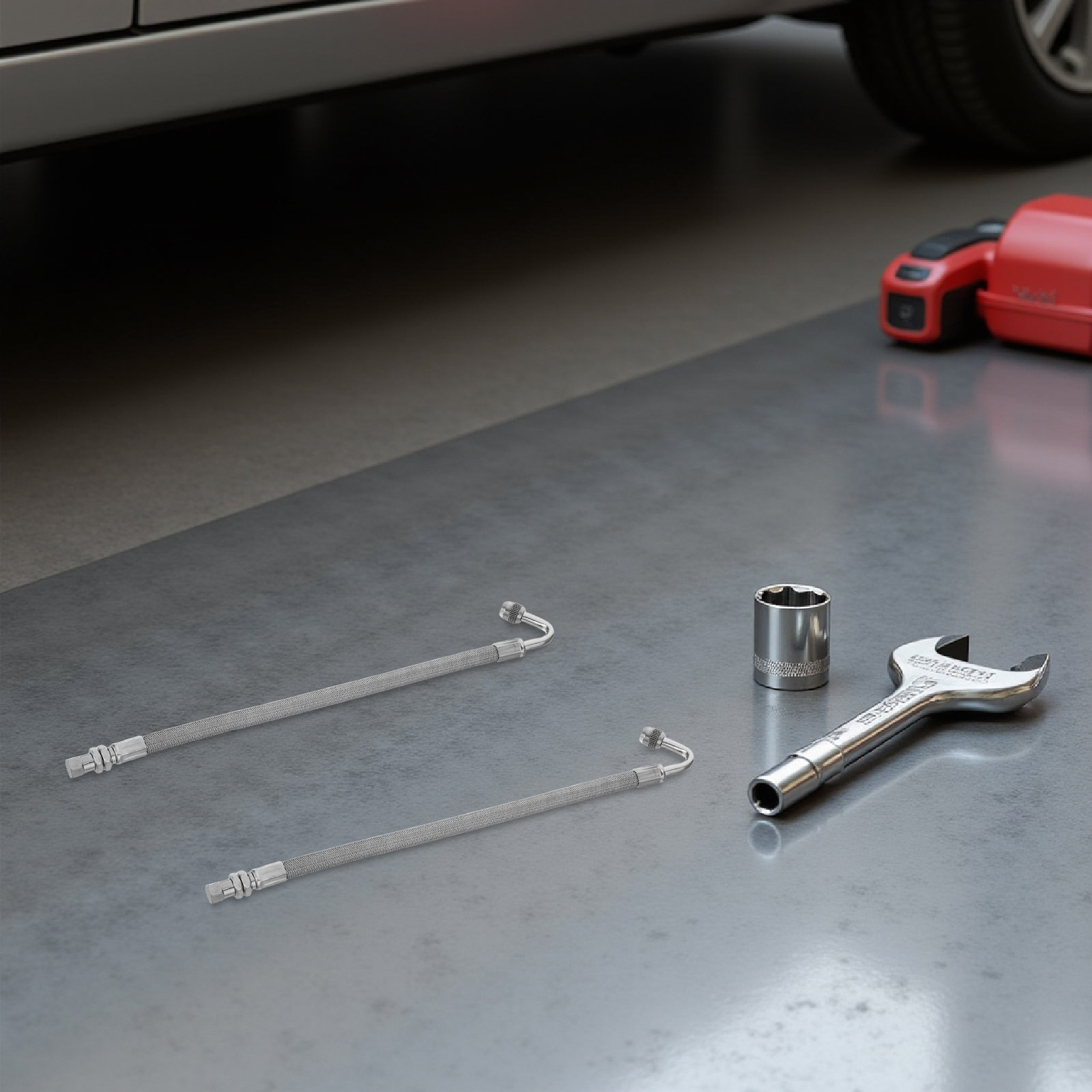 2Pcs Tire Inflation Extension  - Stem Extender Tube ulasan dan harga