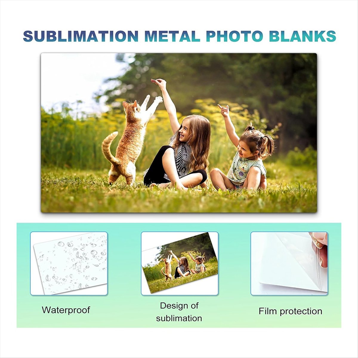 10PCS Sublimation Metal Photo  - B & J Florist Supply Linwood ulasan dan harga